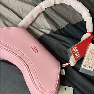 Diesel Light Pink Shoulder Bag